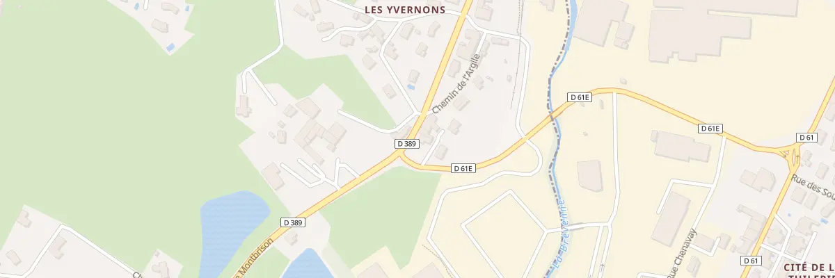Plan du 585 Rte de Montbrison à Souzy