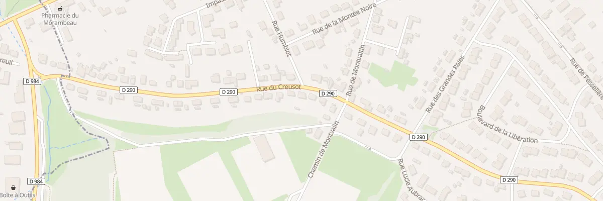 Plan du 30 Rue du Creusot au Breuil