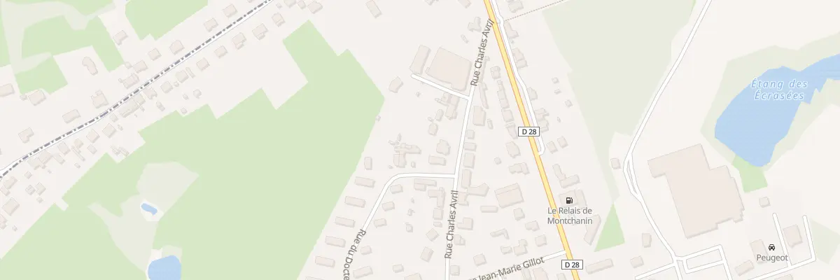 Plan du 31 Rue Docteur Trebeneau à Montchanin