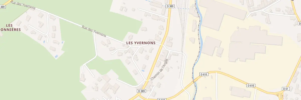 Plan du 520 Rue des Yvernons à Souzy