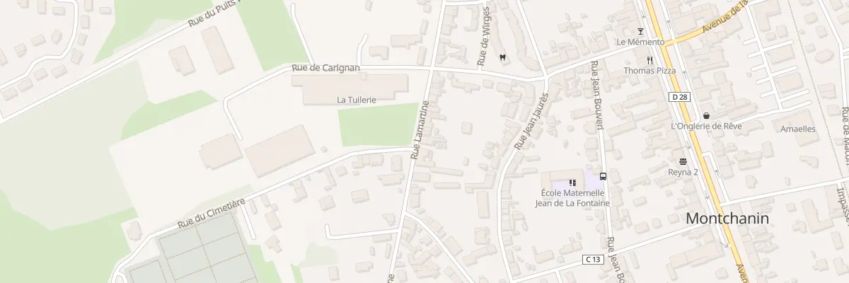 Plan du 31 Rue Lamartine à Montchanin