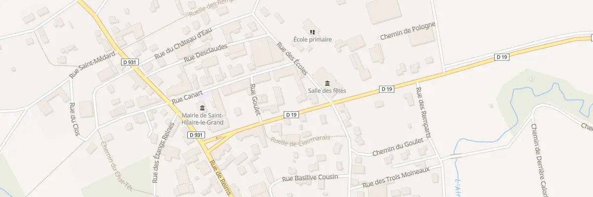 Plan du 5 Rue de Souain à Saint-Hilaire-le-Grand
