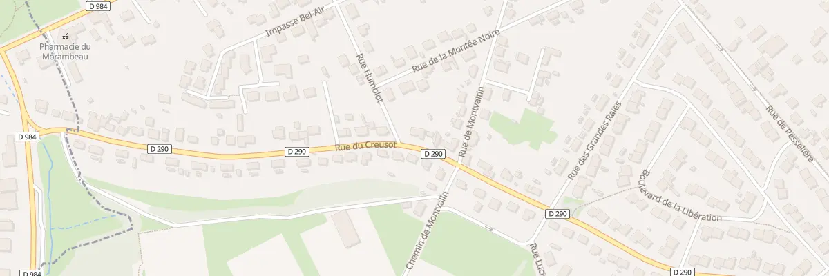 Plan du 35 Rue du Creusot au Breuil