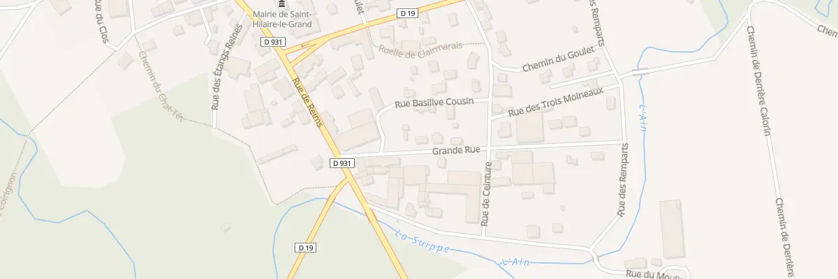 Plan du 3 Rue Grande Rue à Saint-Hilaire-le-Grand