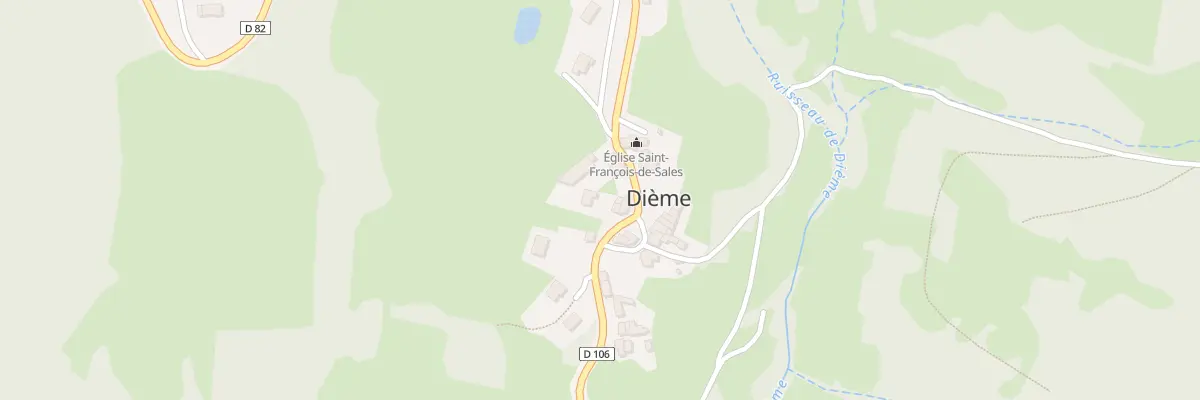 Plan du 5028 Le Bourg à Dième