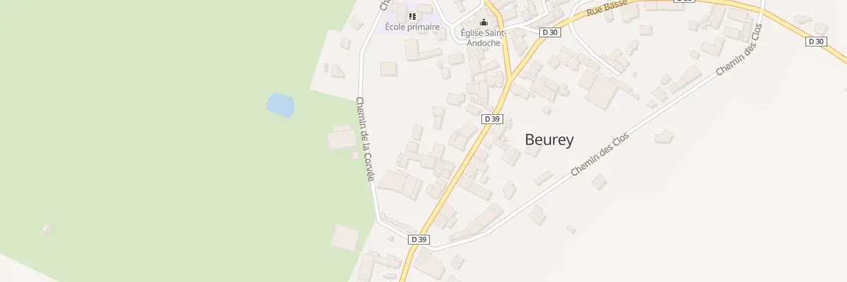 Plan du 12 Rue Haute à Beurey