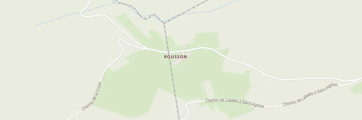 Plan du 5096 Rousson à Labatie-d’Andaure