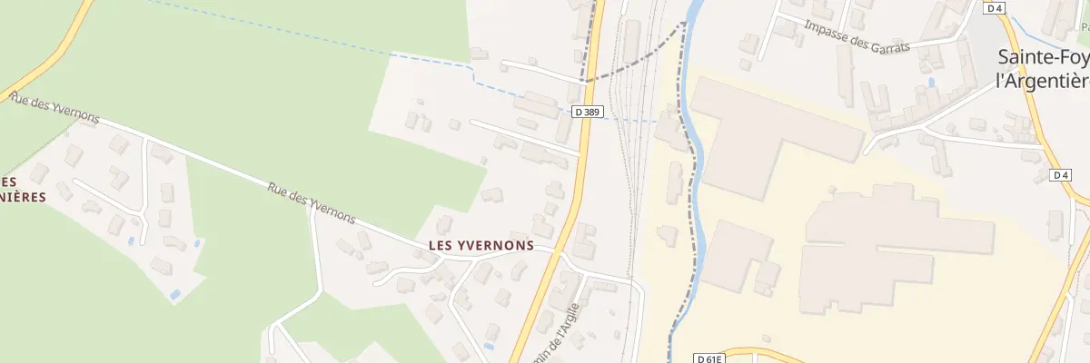 Plan du 370 Rte de Montbrison à Souzy