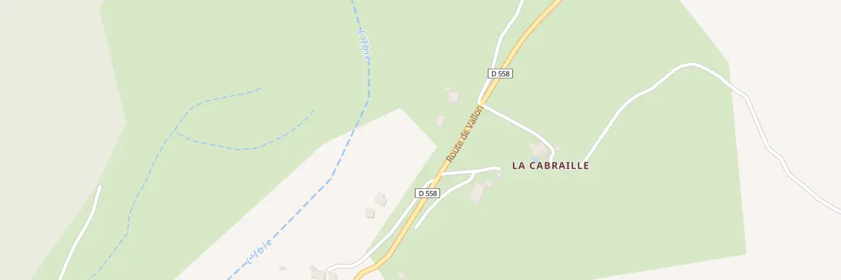 Plan du 3234 Rte de Vallon à Saint-Maurice-d’Ibie