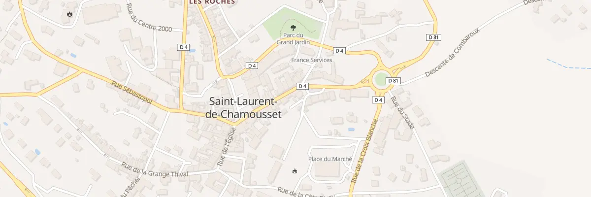 Plan du 5007 Rue de Lyon à Saint-Laurent-de-Chamousset