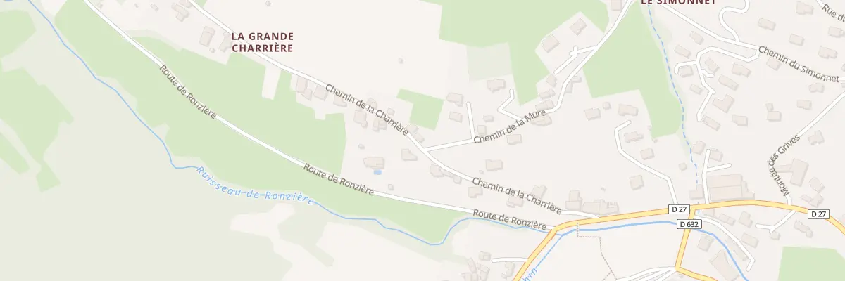 Plan du 5190 La Grande Charriere à Saint-Forgeux
