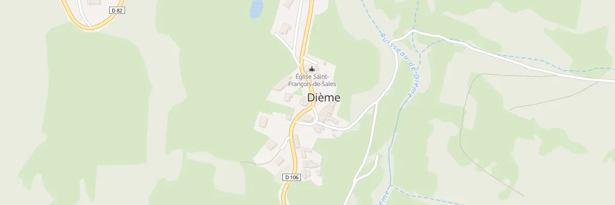 Plan du 5026 Le Bourg à Dième