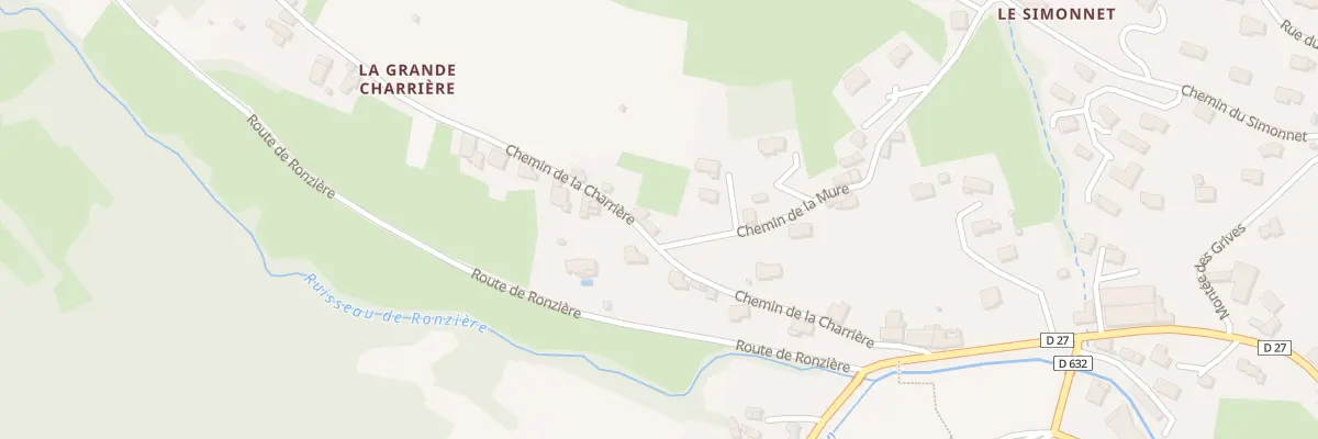 Plan du 232 Che de la Charrière à Saint-Forgeux
