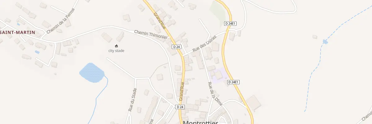 Plan du 5119 Le Bourg à Montrottier