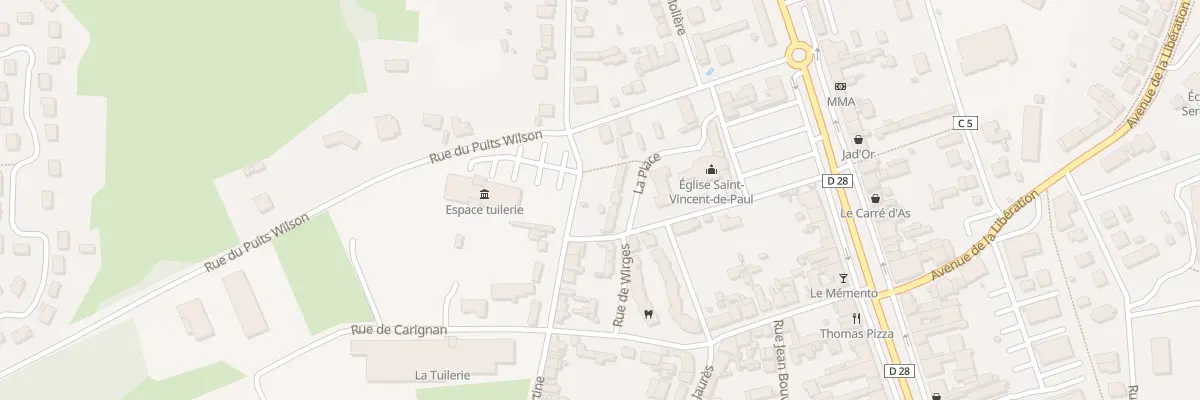 Plan du 7 Rue Lamartine à Montchanin