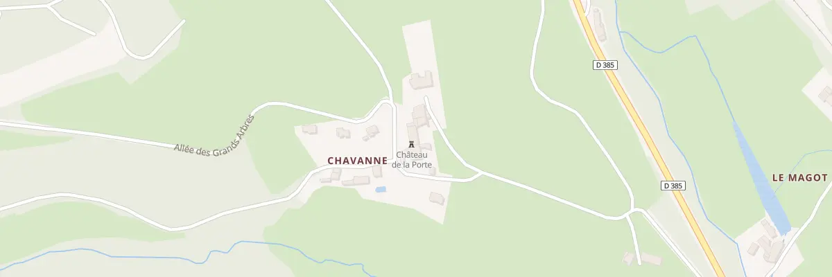 Plan du 62 All des Grands Arbres à Saint-Nizier-d’Azergues