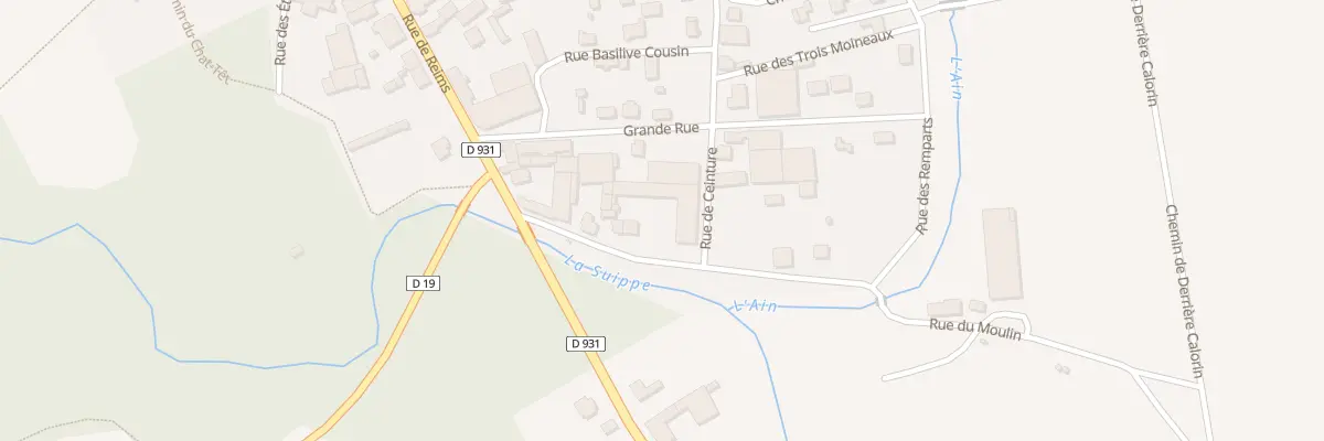 Plan du 5 Rue des Remparts à Saint-Hilaire-le-Grand