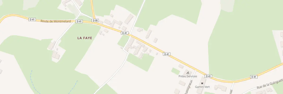 Plan du 1031 Rte de Montmelard à Dompierre-les-Ormes