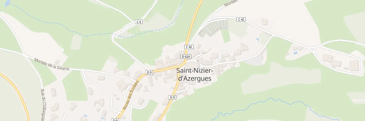 Plan du 40 Pl de l’Église à Saint-Nizier-d’Azergues