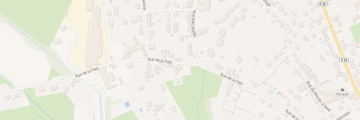 Plan du 54 Rue de la Paix à Montchanin
