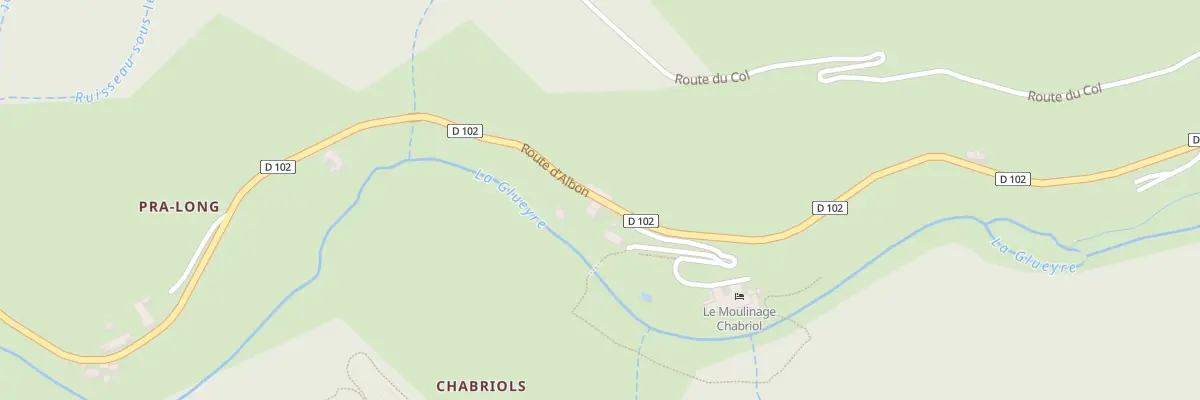 Plan du 5259 Chabriol à Saint-Pierreville