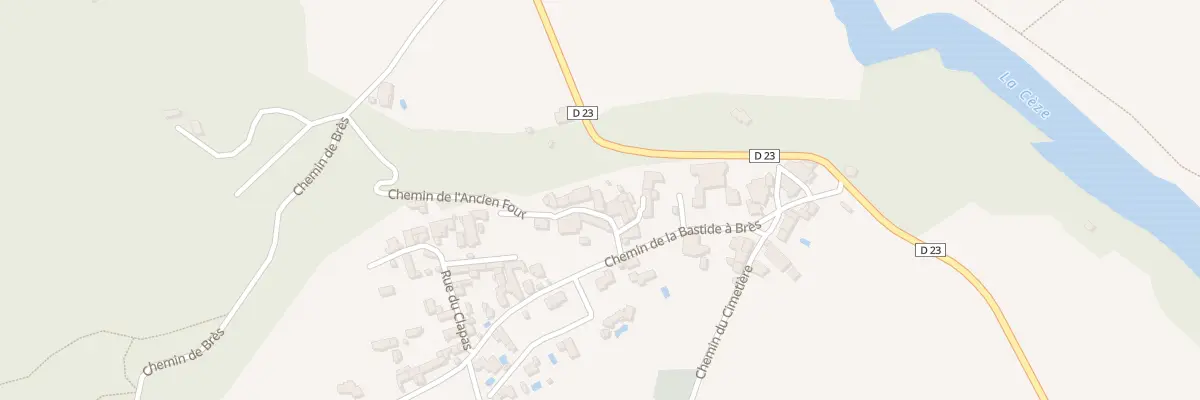 Plan du 5590 La Bastide à Goudargues