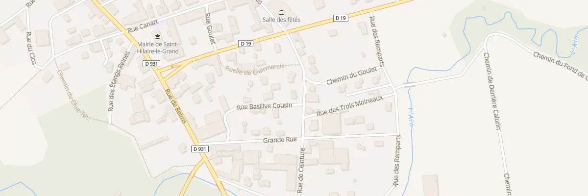 Plan du 6 Rue de Ceinture à Saint-Hilaire-le-Grand