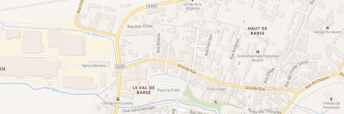 Plan du 66 Grande Rue à Vendeuvre-sur-Barse