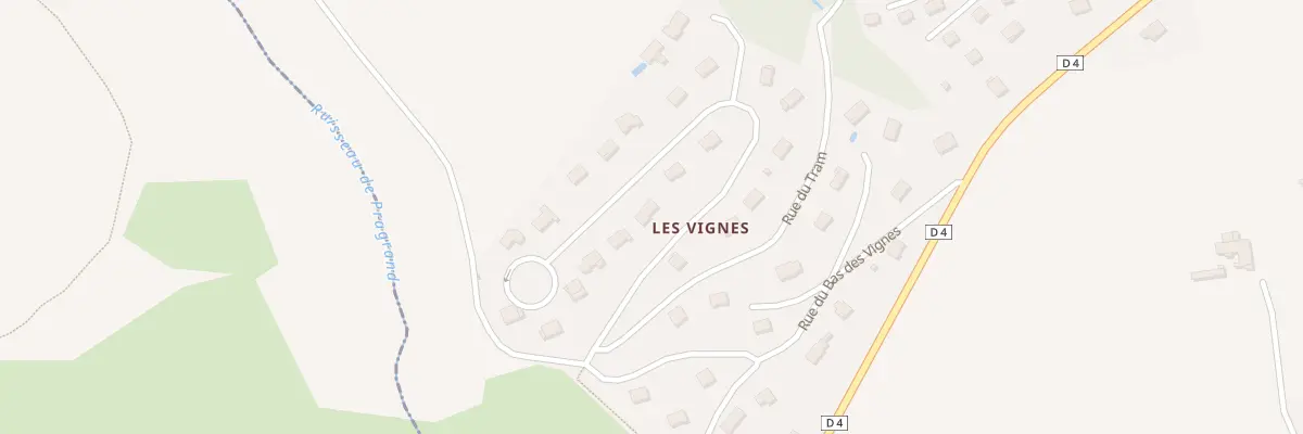 Plan du 675 All des Vignes à Saint-Genis-l’Argentière
