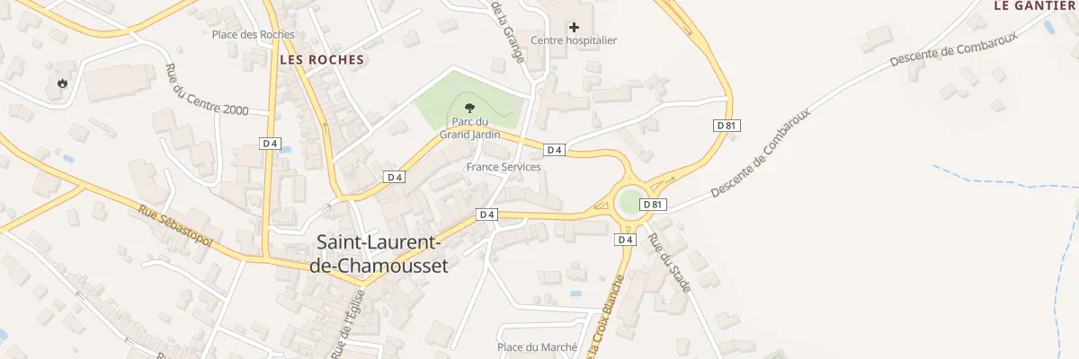 Plan du 43 Pl Neuve à Saint-Laurent-de-Chamousset