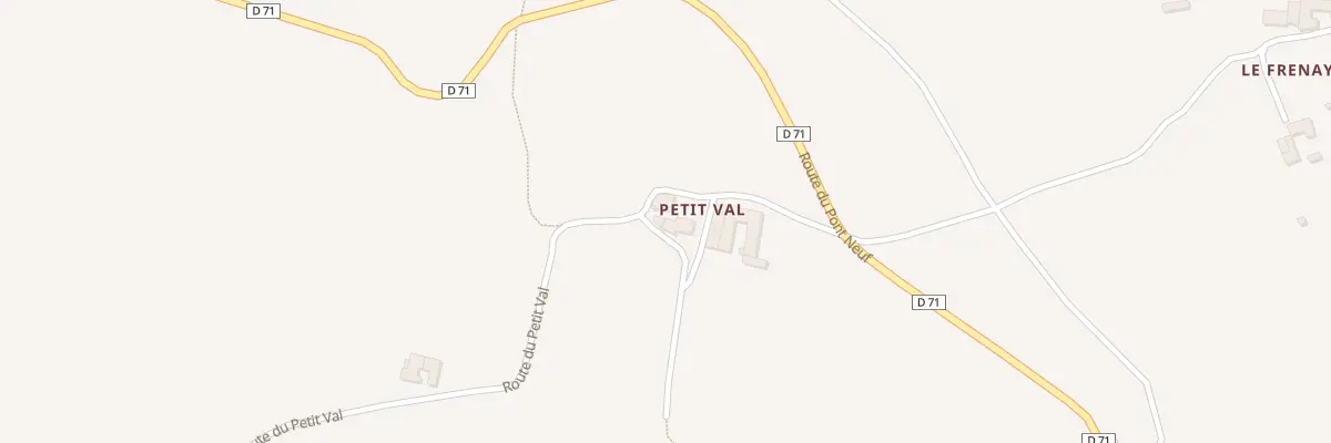 Plan du 171 Rte du Petit Val à Coise