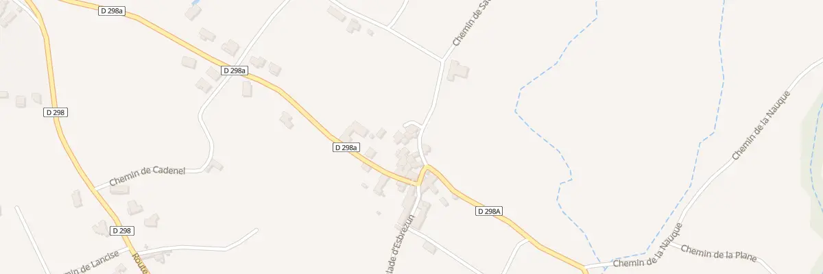 Plan du 5078 Rue de la Calade d’Esbrezun à Saint-André-de-Roquepertuis