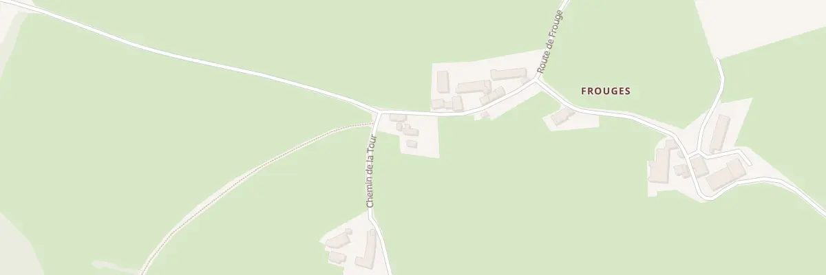 Plan du 5234 Frouges à Dompierre-les-Ormes