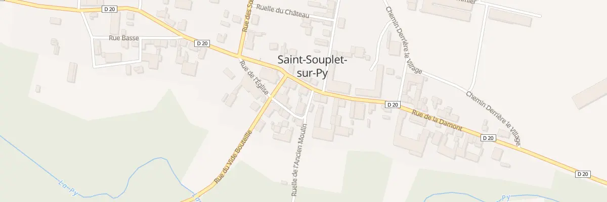 Plan du 4 Rue de la Damont à Saint-Souplet-sur-Py