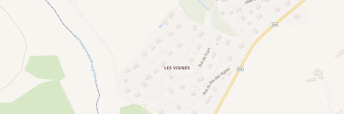 Plan du 645 All des Vignes à Saint-Genis-l’Argentière