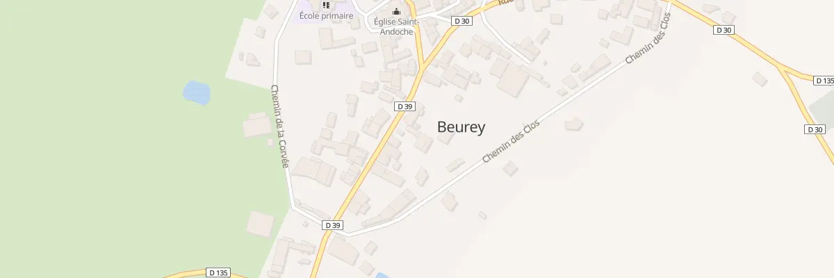 Plan du 9 Rue Haute à Beurey