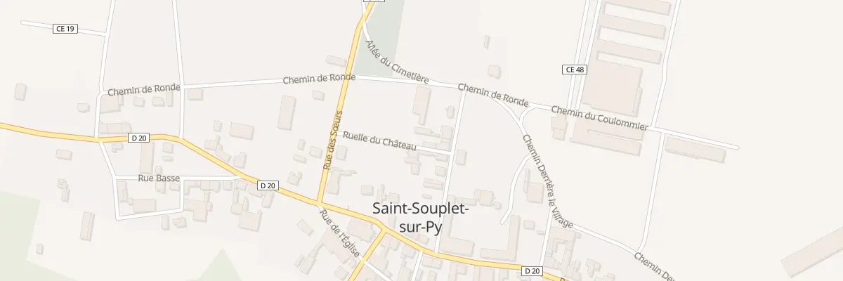 Plan du 7 Rue du Château à Saint-Souplet-sur-Py