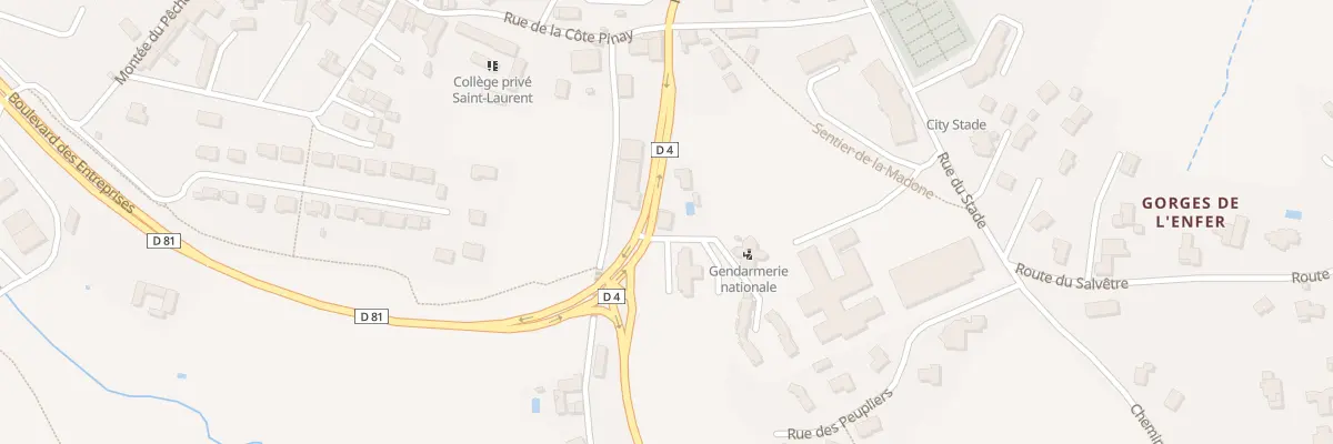 Plan du 5410 Chirat à Saint-Laurent-de-Chamousset