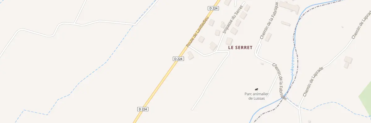 Plan du 1115 Rte de Lavilledieu à Lussas
