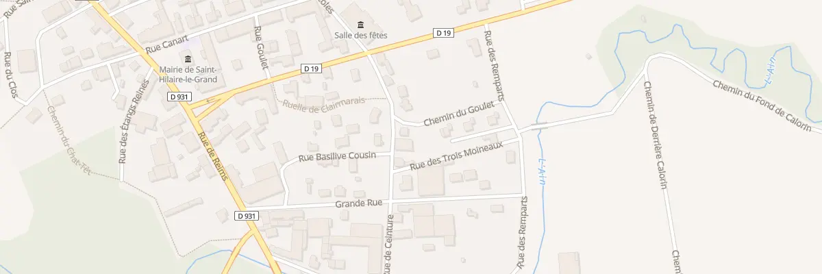 Plan du 3 Rue de Ceinture à Saint-Hilaire-le-Grand
