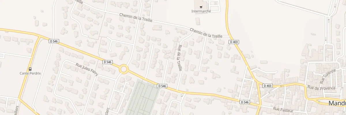 Plan du 11 Rue de la Treille à Manduel