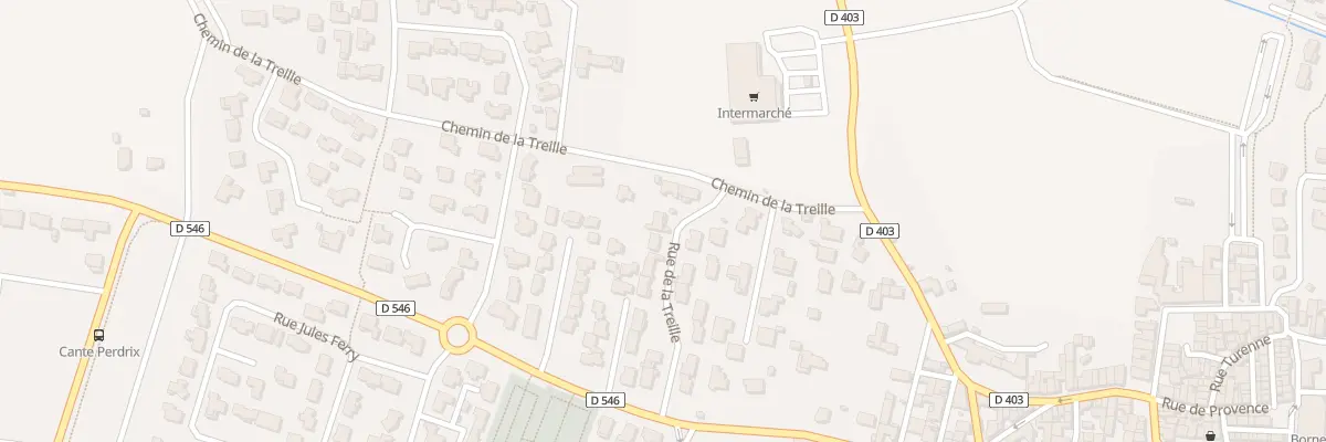 Plan du 17 Rue de la Treille à Manduel