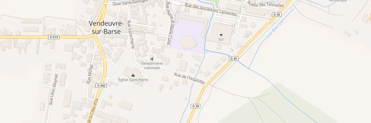 Plan du 6 Rue de l’Houzotte à Vendeuvre-sur-Barse