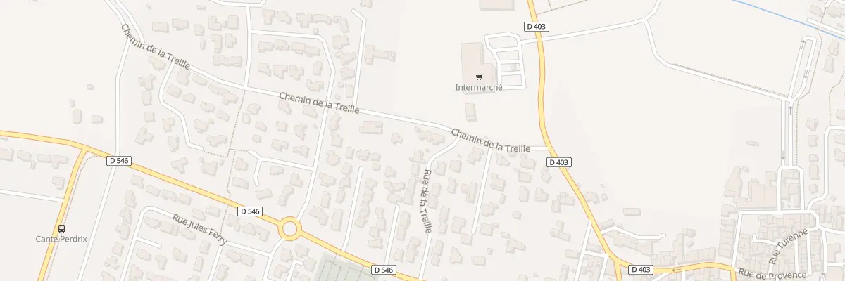 Plan du 19 Rue de la Treille à Manduel