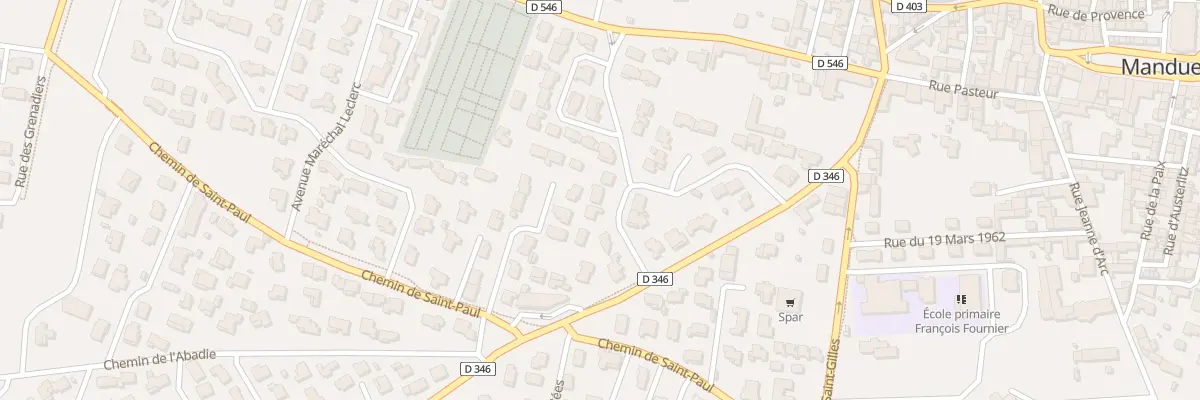Plan du 24 Rue des Cypres à Manduel