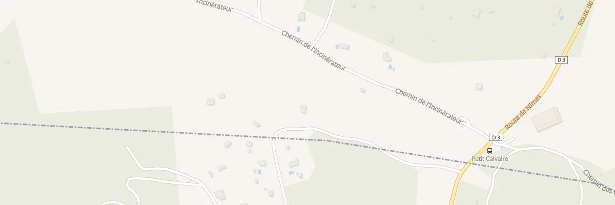 Plan du 233 Che de l’Incinerateur à Cabrières