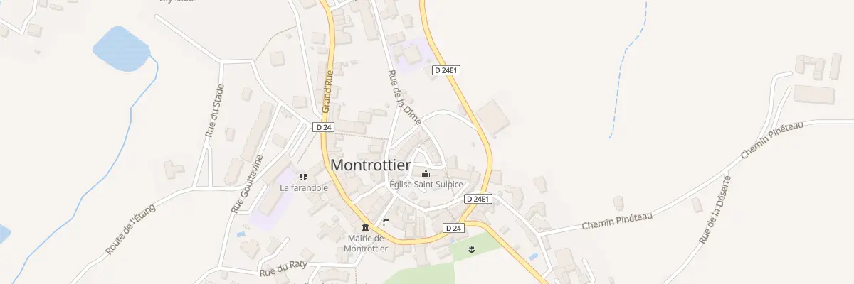 Plan du 5017 Pl de la Basse-cour à Montrottier
