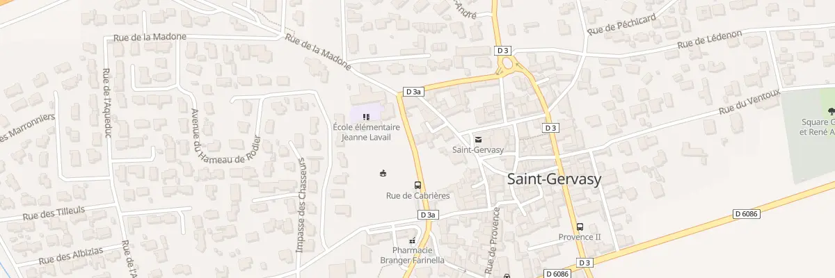 Plan du 16 Rue de Cabrières à Saint-Gervasy