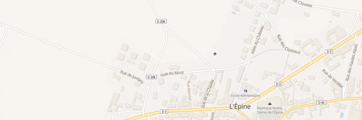 Plan du 5223 Voie du Mont à L’Épine