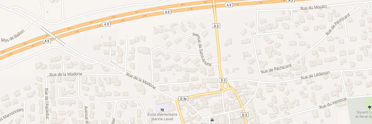 Plan du 4 Av de St Andre à Saint-Gervasy